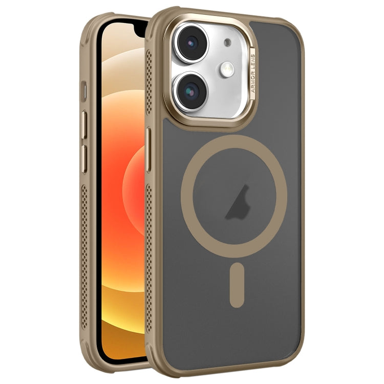 Hardware Side Cooling Skin Feel Frosted Metal Lens Frame MagSafe Phone Case, For iPhone 12, For iPhone 12 Pro Max, For iPhone 12 Pro