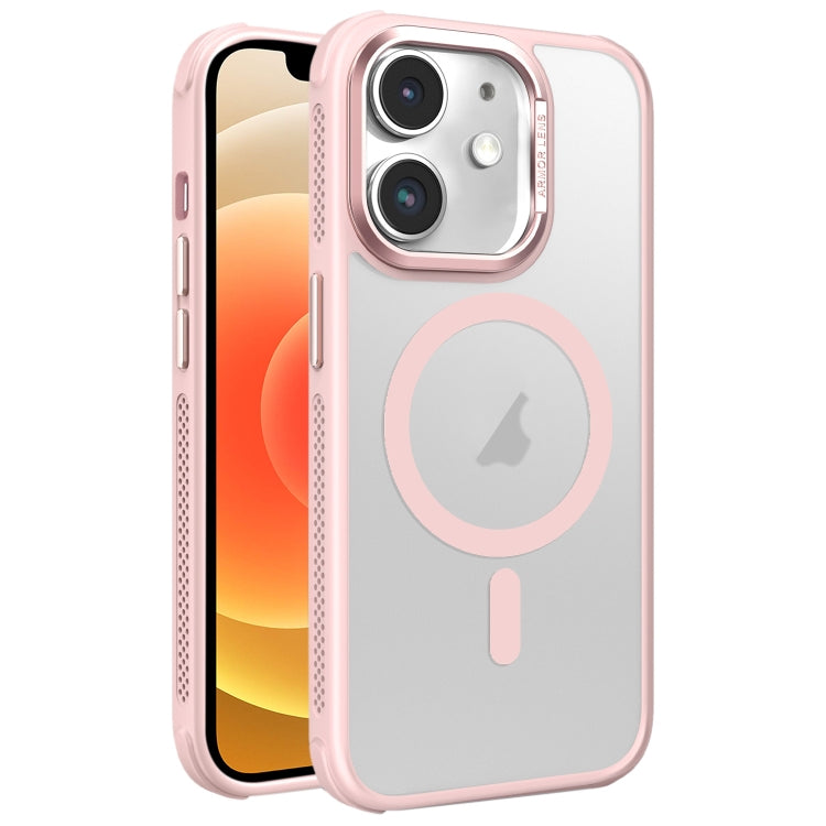 Hardware Side Cooling Skin Feel Frosted Metal Lens Frame MagSafe Phone Case, For iPhone 12, For iPhone 12 Pro Max, For iPhone 12 Pro
