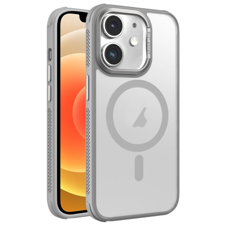 Hardware Side Cooling Skin Feel Frosted Metal Lens Frame MagSafe Phone Case, For iPhone 12, For iPhone 12 Pro Max, For iPhone 12 Pro