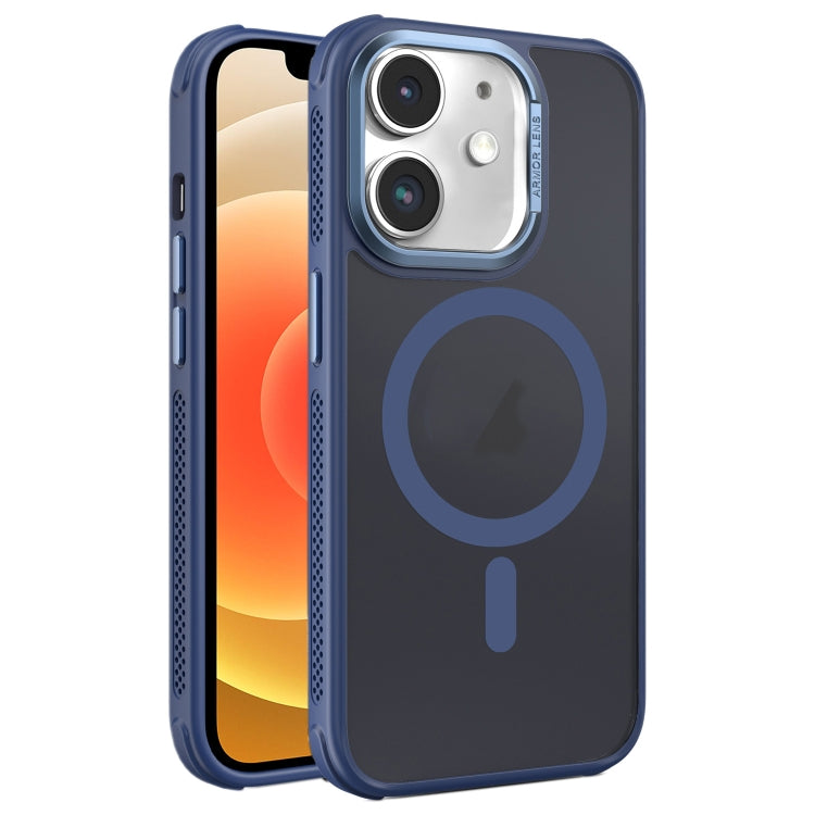 Hardware Side Cooling Skin Feel Frosted Metal Lens Frame MagSafe Phone Case, For iPhone 12, For iPhone 12 Pro Max, For iPhone 12 Pro