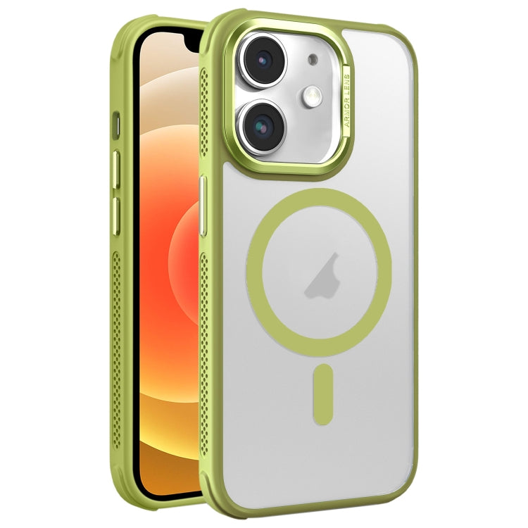 Hardware Side Cooling Skin Feel Frosted Metal Lens Frame MagSafe Phone Case, For iPhone 12, For iPhone 12 Pro Max, For iPhone 12 Pro