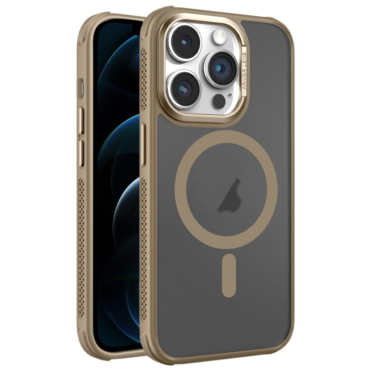 Hardware Side Cooling Skin Feel Frosted Metal Lens Frame MagSafe Phone Case, For iPhone 12, For iPhone 12 Pro Max, For iPhone 12 Pro