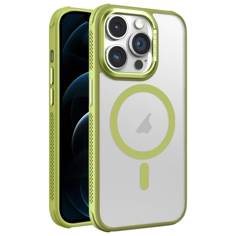 Hardware Side Cooling Skin Feel Frosted Metal Lens Frame MagSafe Phone Case, For iPhone 12, For iPhone 12 Pro Max, For iPhone 12 Pro
