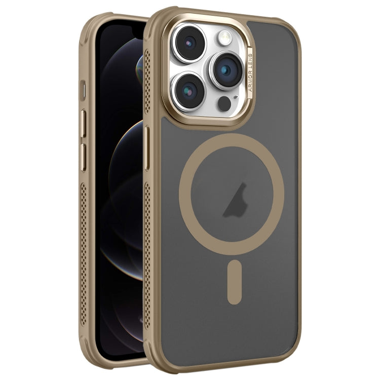 Hardware Side Cooling Skin Feel Frosted Metal Lens Frame MagSafe Phone Case, For iPhone 12, For iPhone 12 Pro Max, For iPhone 12 Pro