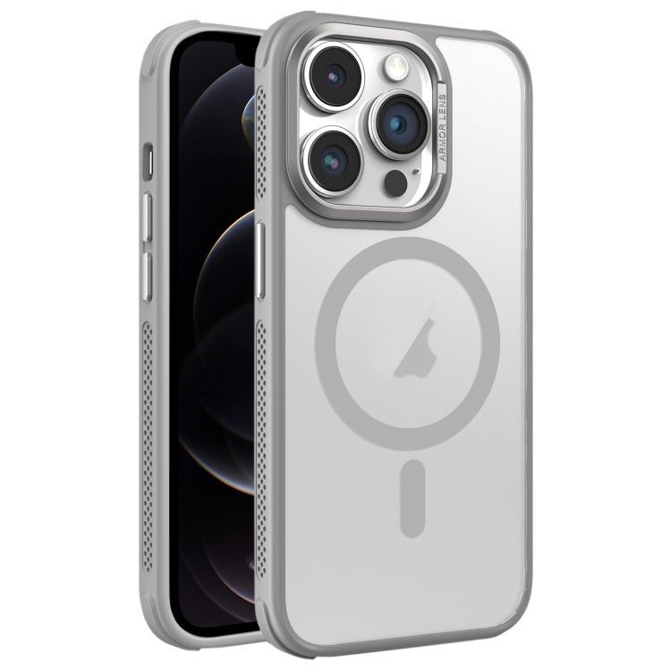 Hardware Side Cooling Skin Feel Frosted Metal Lens Frame MagSafe Phone Case, For iPhone 12, For iPhone 12 Pro Max, For iPhone 12 Pro