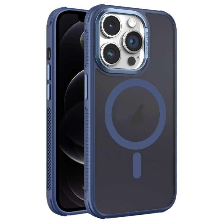 Hardware Side Cooling Skin Feel Frosted Metal Lens Frame MagSafe Phone Case, For iPhone 12, For iPhone 12 Pro Max, For iPhone 12 Pro