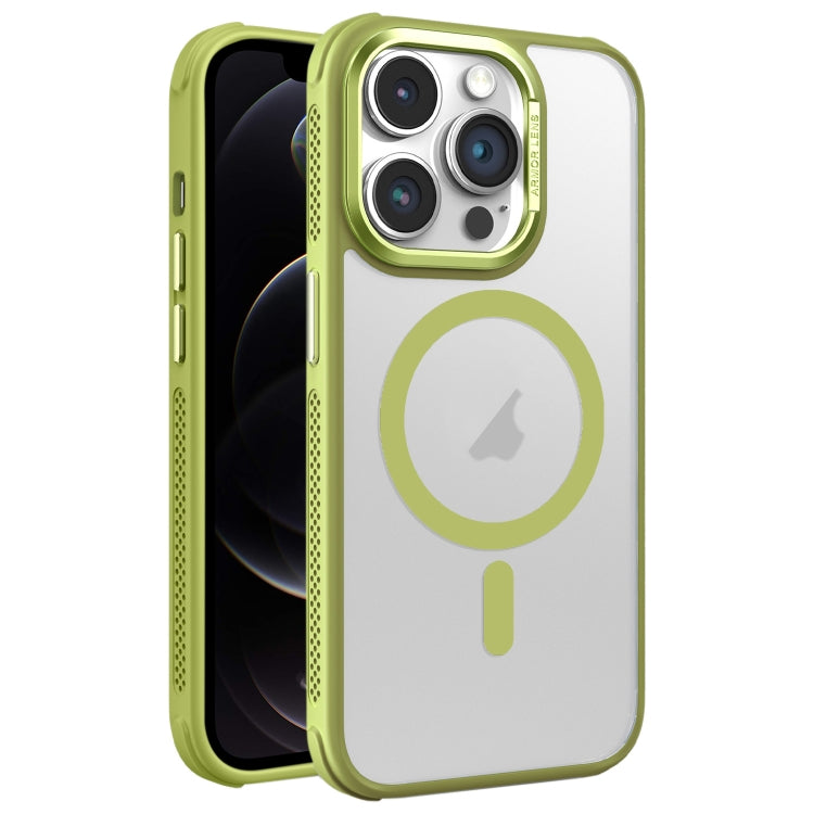 Hardware Side Cooling Skin Feel Frosted Metal Lens Frame MagSafe Phone Case, For iPhone 12, For iPhone 12 Pro Max, For iPhone 12 Pro