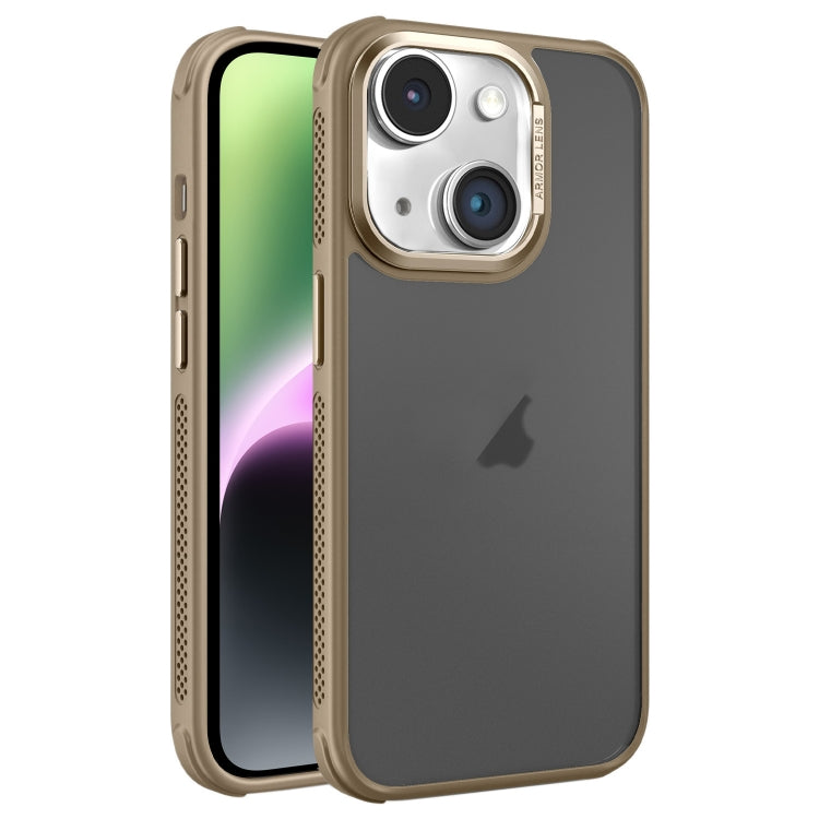 Hardware Side Cooling Skin Feel Frosted Metal Lens Frame Phone Case, For iPhone 14, For iPhone 14 Pro, For iPhone 14 Pro Max