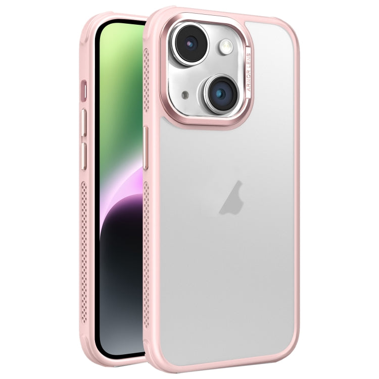 Hardware Side Cooling Skin Feel Frosted Metal Lens Frame Phone Case, For iPhone 14, For iPhone 14 Pro, For iPhone 14 Pro Max