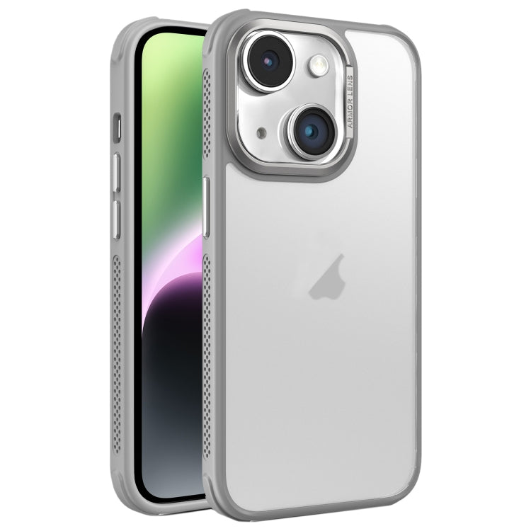 Hardware Side Cooling Skin Feel Frosted Metal Lens Frame Phone Case, For iPhone 14, For iPhone 14 Pro, For iPhone 14 Pro Max