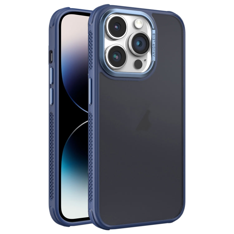 Hardware Side Cooling Skin Feel Frosted Metal Lens Frame Phone Case, For iPhone 14, For iPhone 14 Pro, For iPhone 14 Pro Max