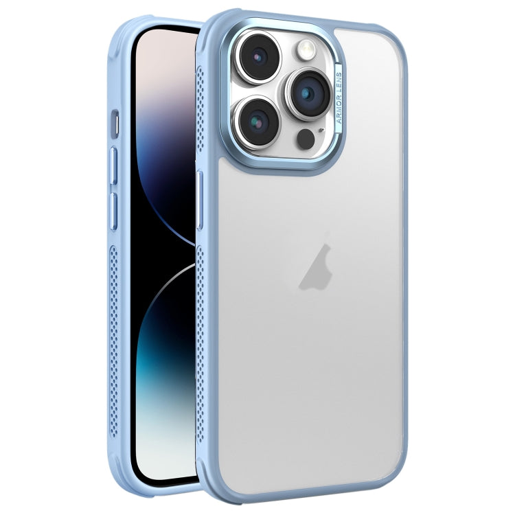 Hardware Side Cooling Skin Feel Frosted Metal Lens Frame Phone Case, For iPhone 14, For iPhone 14 Pro, For iPhone 14 Pro Max