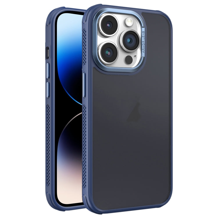 Hardware Side Cooling Skin Feel Frosted Metal Lens Frame Phone Case, For iPhone 14, For iPhone 14 Pro, For iPhone 14 Pro Max