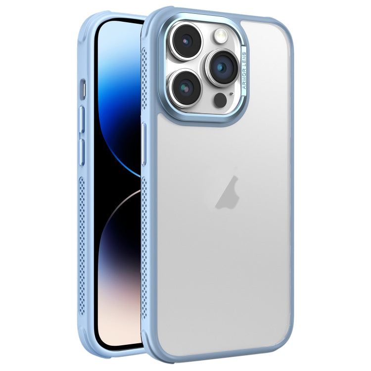 Hardware Side Cooling Skin Feel Frosted Metal Lens Frame Phone Case, For iPhone 14, For iPhone 14 Pro, For iPhone 14 Pro Max