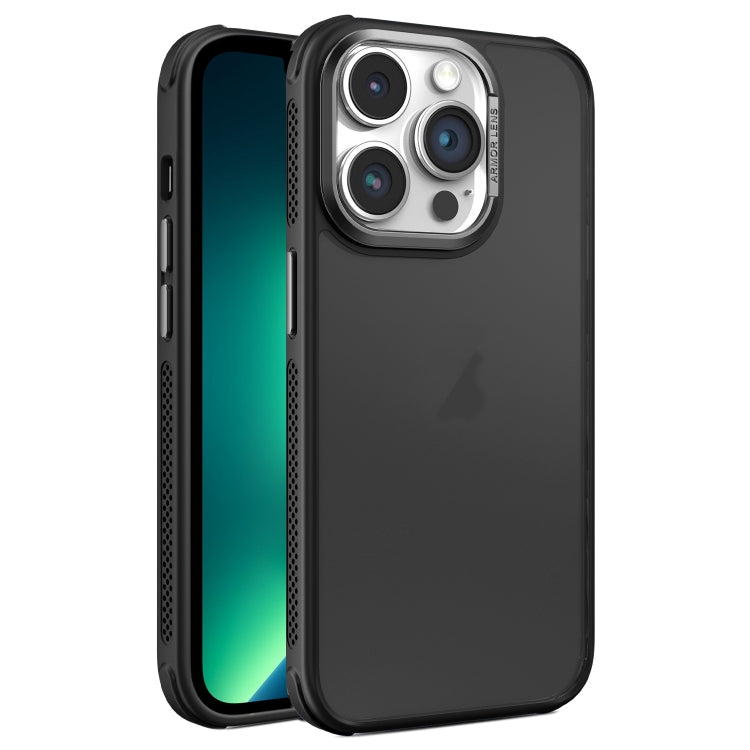Hardware Side Cooling Skin Feel Frosted Metal Lens Frame Phone Case, For iPhone 13 Pro Max, For iPhone 13 Pro, For iPhone 13
