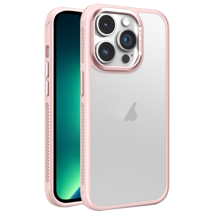 Hardware Side Cooling Skin Feel Frosted Metal Lens Frame Phone Case, For iPhone 13 Pro Max, For iPhone 13 Pro, For iPhone 13