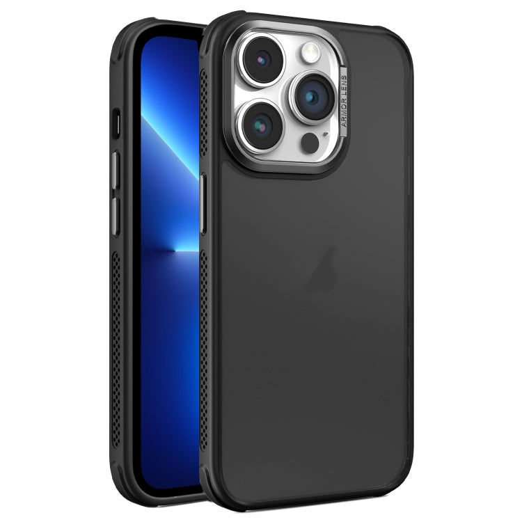 Hardware Side Cooling Skin Feel Frosted Metal Lens Frame Phone Case, For iPhone 13 Pro Max, For iPhone 13 Pro, For iPhone 13