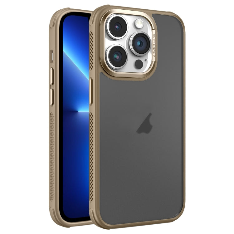 Hardware Side Cooling Skin Feel Frosted Metal Lens Frame Phone Case, For iPhone 13 Pro Max, For iPhone 13 Pro, For iPhone 13
