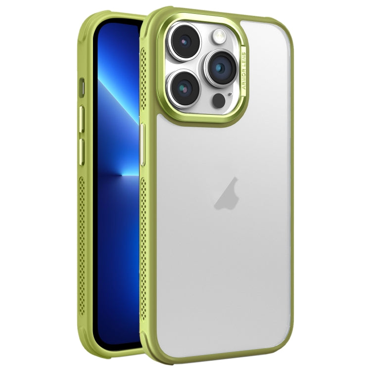 Hardware Side Cooling Skin Feel Frosted Metal Lens Frame Phone Case, For iPhone 13 Pro Max, For iPhone 13 Pro, For iPhone 13