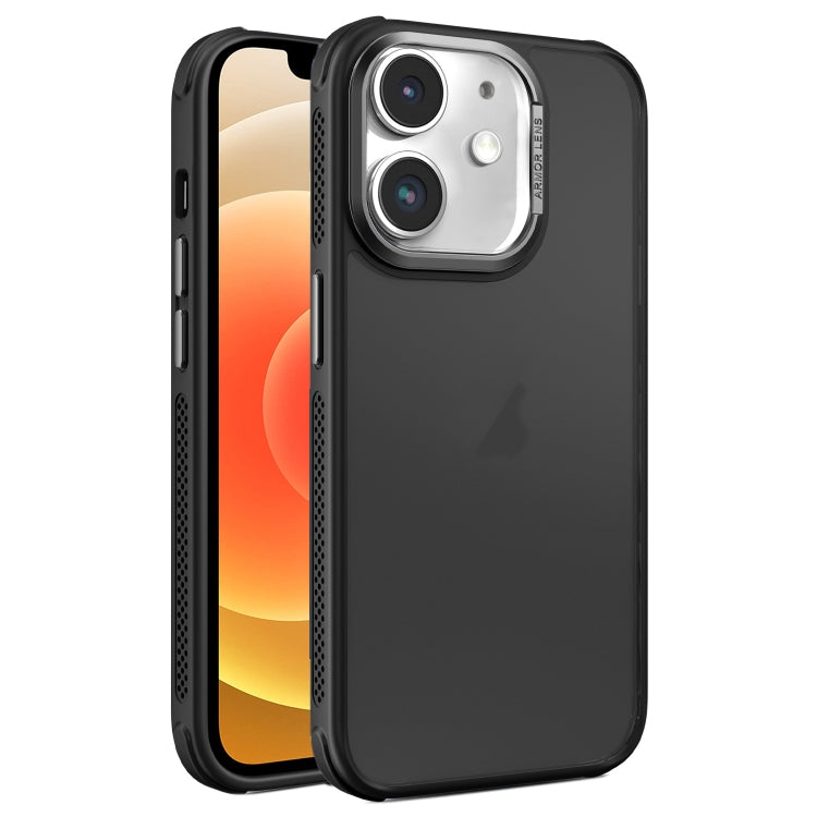Hardware Side Cooling Skin Feel Frosted Metal Lens Frame Phone Case, For iPhone 12, For iPhone 12 Pro Max, For iPhone 12 Pro