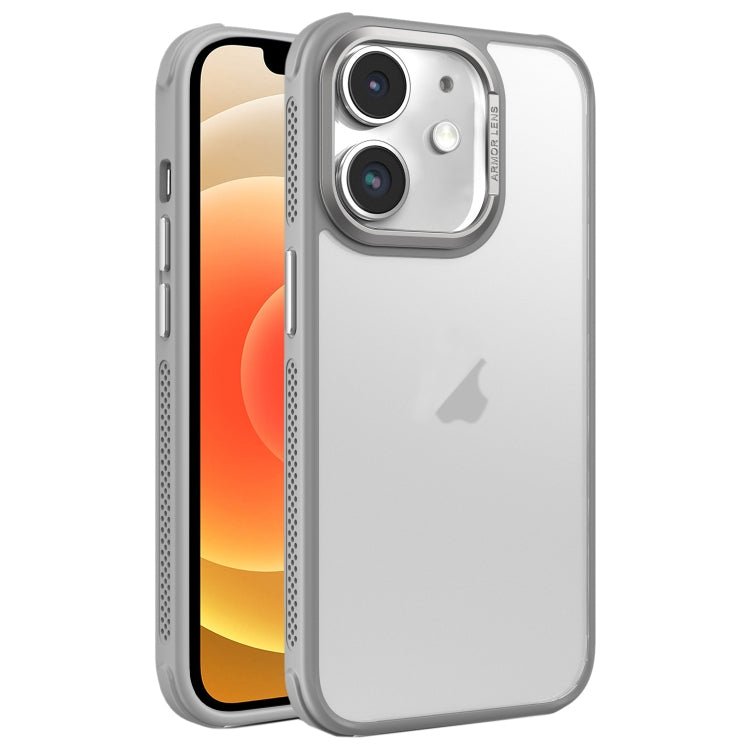 Hardware Side Cooling Skin Feel Frosted Metal Lens Frame Phone Case, For iPhone 12, For iPhone 12 Pro Max, For iPhone 12 Pro