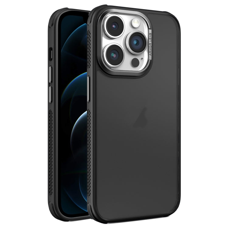 Hardware Side Cooling Skin Feel Frosted Metal Lens Frame Phone Case, For iPhone 12, For iPhone 12 Pro Max, For iPhone 12 Pro
