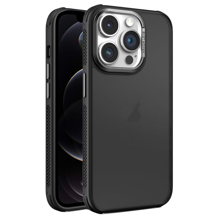 Hardware Side Cooling Skin Feel Frosted Metal Lens Frame Phone Case, For iPhone 12, For iPhone 12 Pro Max, For iPhone 12 Pro
