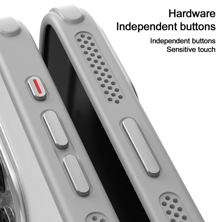 Hardware Side Cooling Skin Feel Frosted Metal Lens Frame Phone Case, For iPhone 15 Plus, For iPhone 15, For iPhone 14 Plus