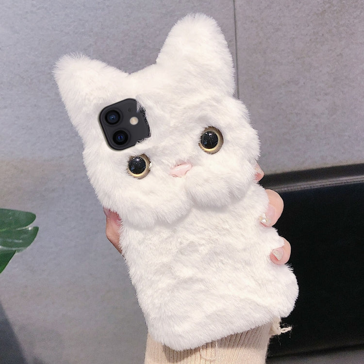 3D Cute Cat Plush Full Coverage Phone Case, For iPhone 12, For iPhone 12 Pro Max, For iPhone 12 Pro, For iPhone 12 mini
