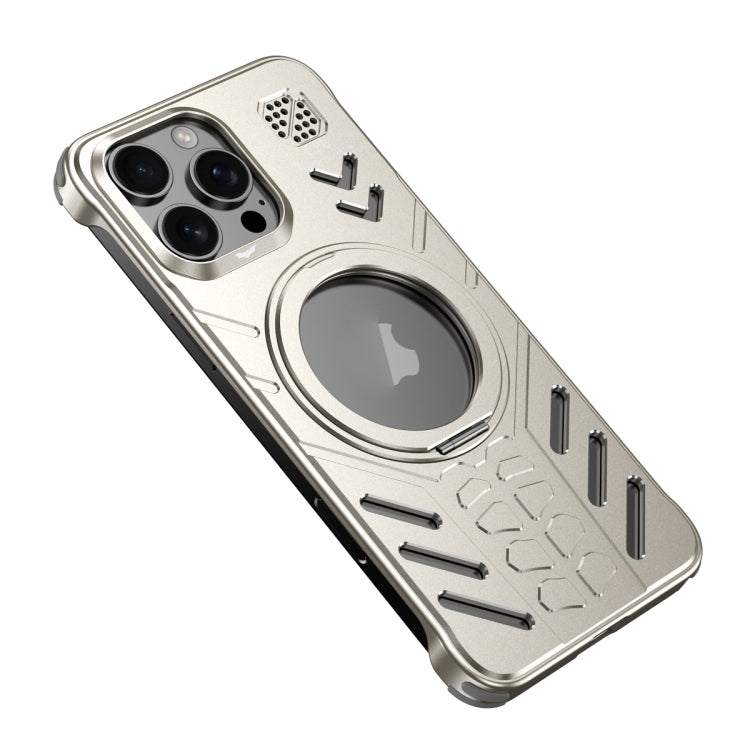 Knight Series Alloy Cooling MagSafe Phone Case, For iPhone 16 Pro Max, For iPhone 16 Pro