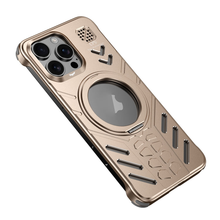 Knight Series Alloy Cooling MagSafe Phone Case, For iPhone 16 Pro Max, For iPhone 16 Pro