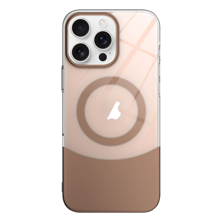 Slim Color Contrast MagSafe PC Transparent Phone Case, For iPhone 11 Pro Max, For iPhone 11