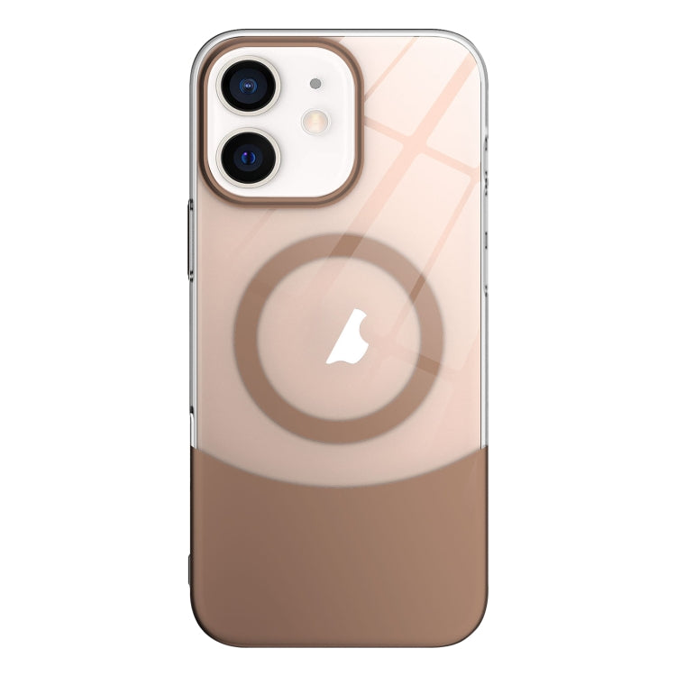 Slim Color Contrast MagSafe PC Transparent Phone Case, For iPhone 11 Pro Max, For iPhone 11