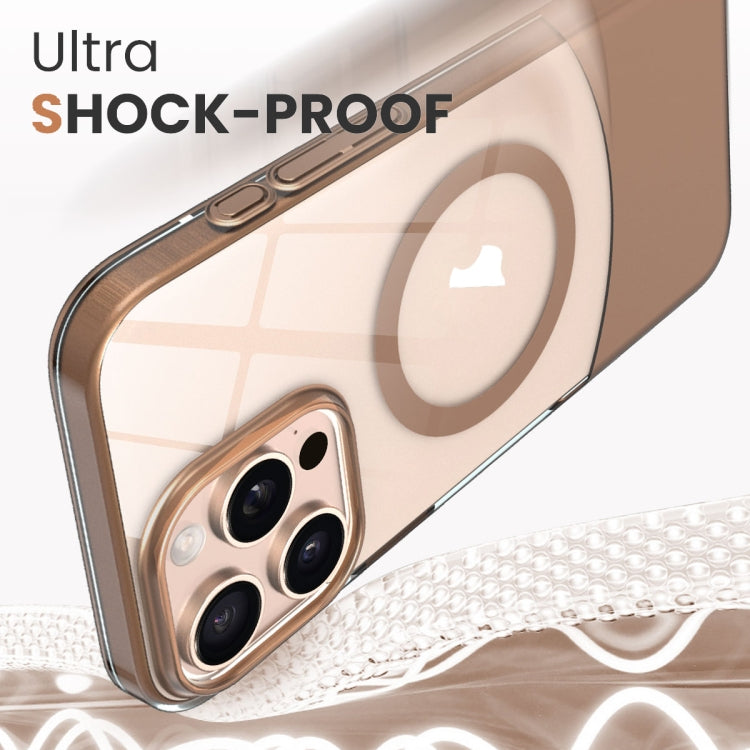 Slim Color Contrast MagSafe PC Transparent Phone Case, For iPhone 11 Pro Max, For iPhone 11