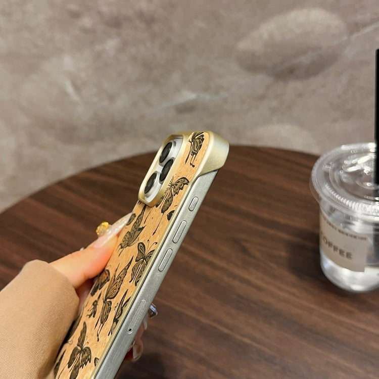 Denior A18 WoodenPaint MagSafe Phone Case, For iPhone 14 / 13, For iPhone 14 Pro, For iPhone 14 Pro Max