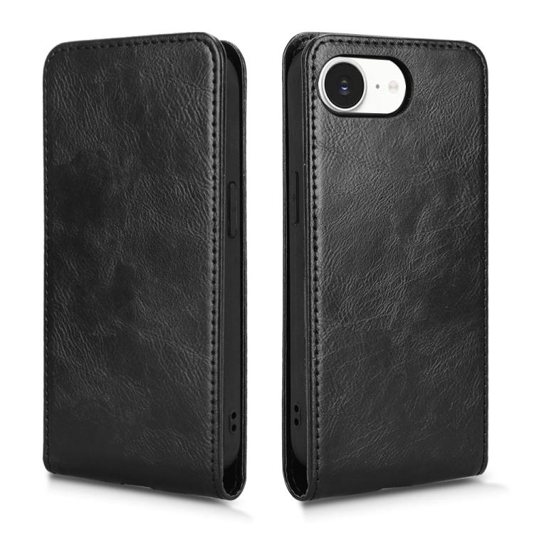 Magnetic Vertical Flip Leather Phone Case, For iPhone 16e, For iPhone 16 Pro Max, For iPhone 16 Pro, For iPhone 16 Plus, For iPhone 16, For iPhone 15 Pro