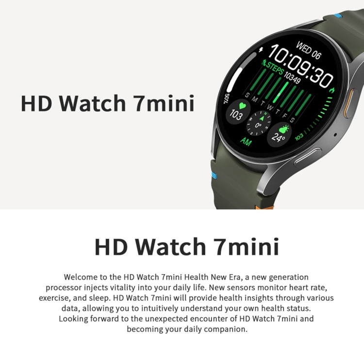HD Watch7 mini 1.3 inch AMOLED Screen Smart Watch