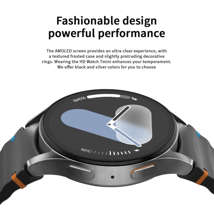 HD Watch7 mini 1.3 inch AMOLED Screen Smart Watch