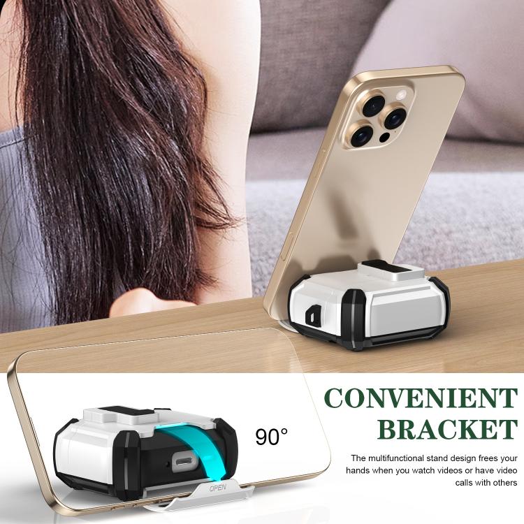 Two Color MagSafe Magnetic Holder Earphone Case, For AirPods Pro
