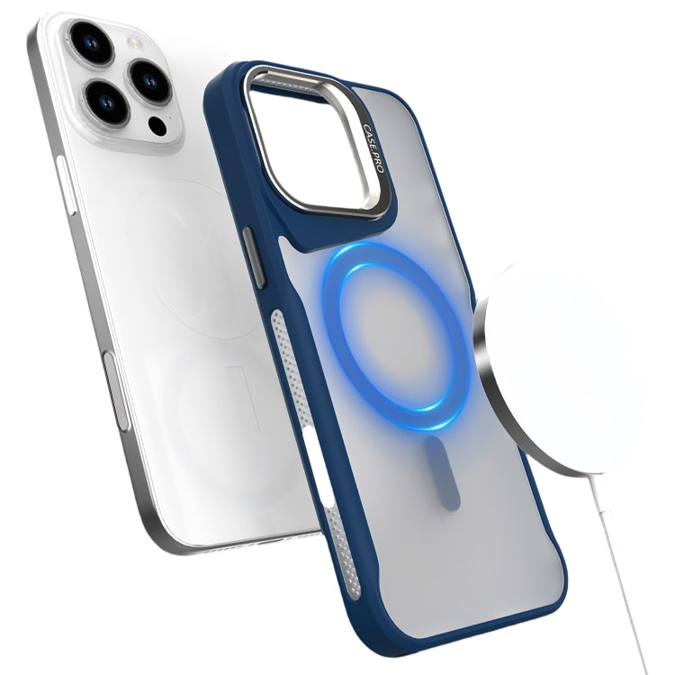 Metal Bracket MagSafe Magnetic Phone Case, For iPhone 16 Pro Max, For iPhone 16 Pro, For iPhone 16 Plus, For iPhone 16, For iPhone 15 Pro Max, For iPhone 15 Pro