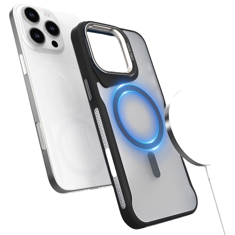 Metal Bracket MagSafe Magnetic Phone Case, For iPhone 16 Pro Max, For iPhone 16 Pro, For iPhone 16 Plus, For iPhone 16, For iPhone 15 Pro Max, For iPhone 15 Pro