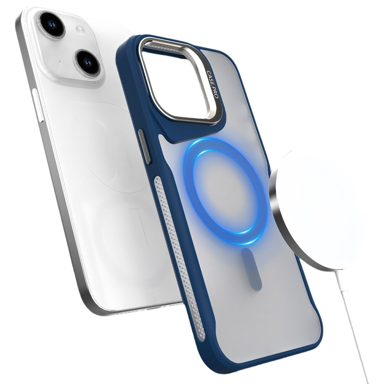 Metal Bracket MagSafe Magnetic Phone Case, For iPhone 15 Plus / 14 Plus, For iPhone 15, For iPhone 14 / 13, For iPhone 14 Pro, For iPhone 14 Pro Max, For iPhone 13 Pro Max / 12 Pro Max