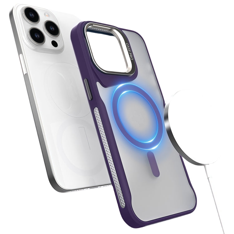 Metal Bracket MagSafe Magnetic Phone Case, For iPhone 13 Pro, For iPhone 12 / 12 Pro, For iPhone 11