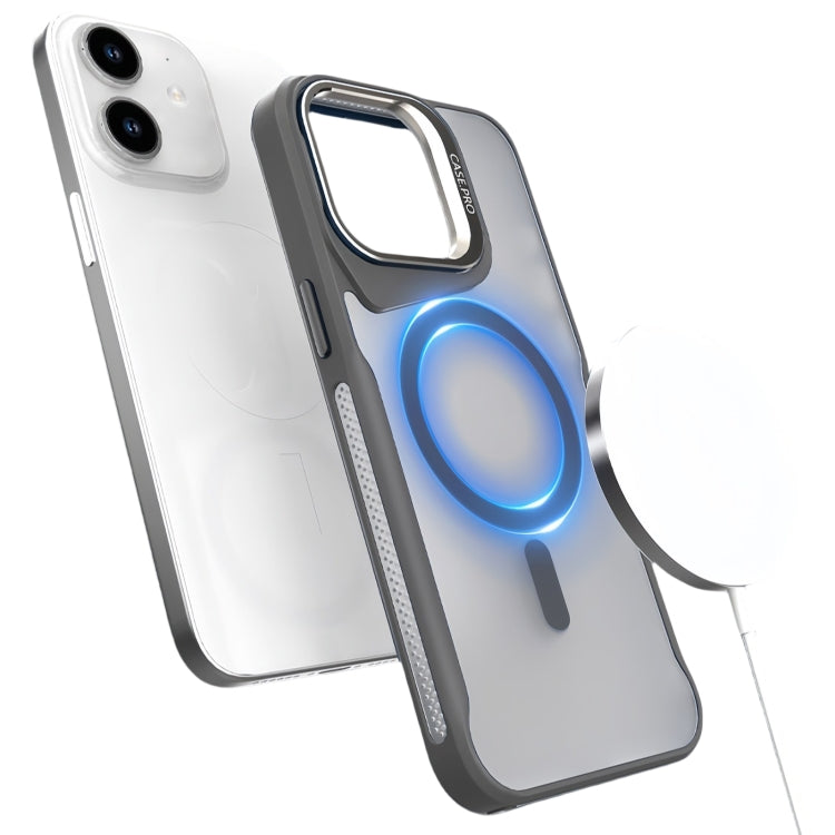 Metal Bracket MagSafe Magnetic Phone Case, For iPhone 13 Pro, For iPhone 12 / 12 Pro, For iPhone 11