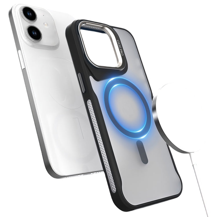 Metal Bracket MagSafe Magnetic Phone Case, For iPhone 13 Pro, For iPhone 12 / 12 Pro, For iPhone 11