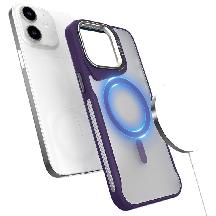 Metal Bracket MagSafe Magnetic Phone Case, For iPhone 13 Pro, For iPhone 12 / 12 Pro, For iPhone 11
