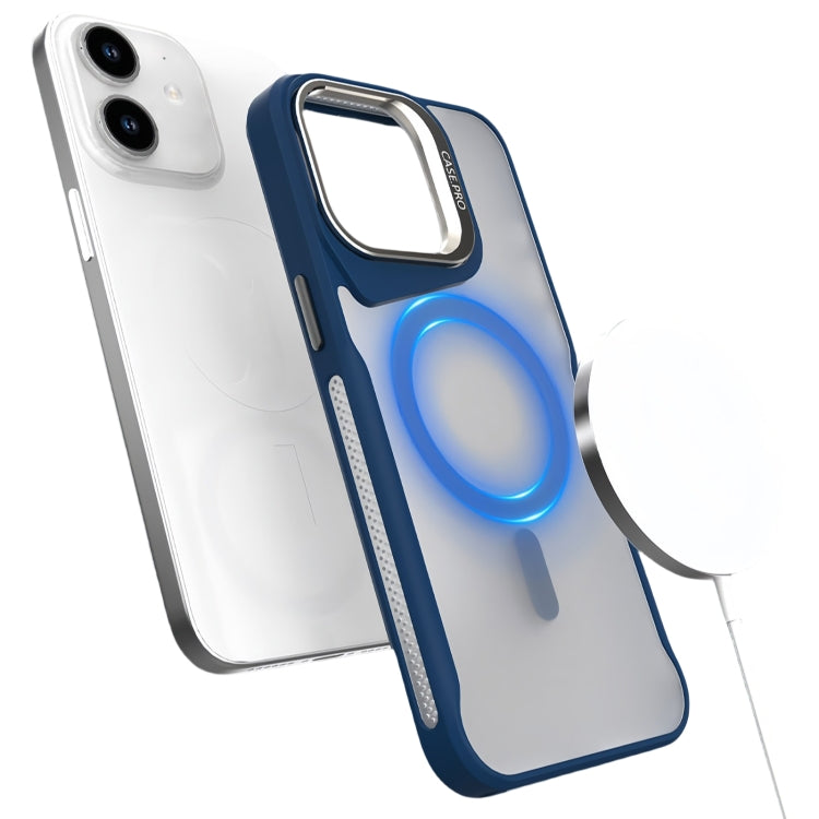 Metal Bracket MagSafe Magnetic Phone Case, For iPhone 13 Pro, For iPhone 12 / 12 Pro, For iPhone 11