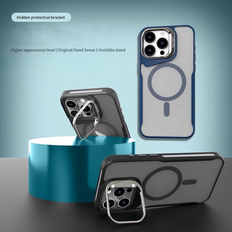 Metal Bracket MagSafe Magnetic Phone Case, For iPhone 13 Pro, For iPhone 12 / 12 Pro, For iPhone 11