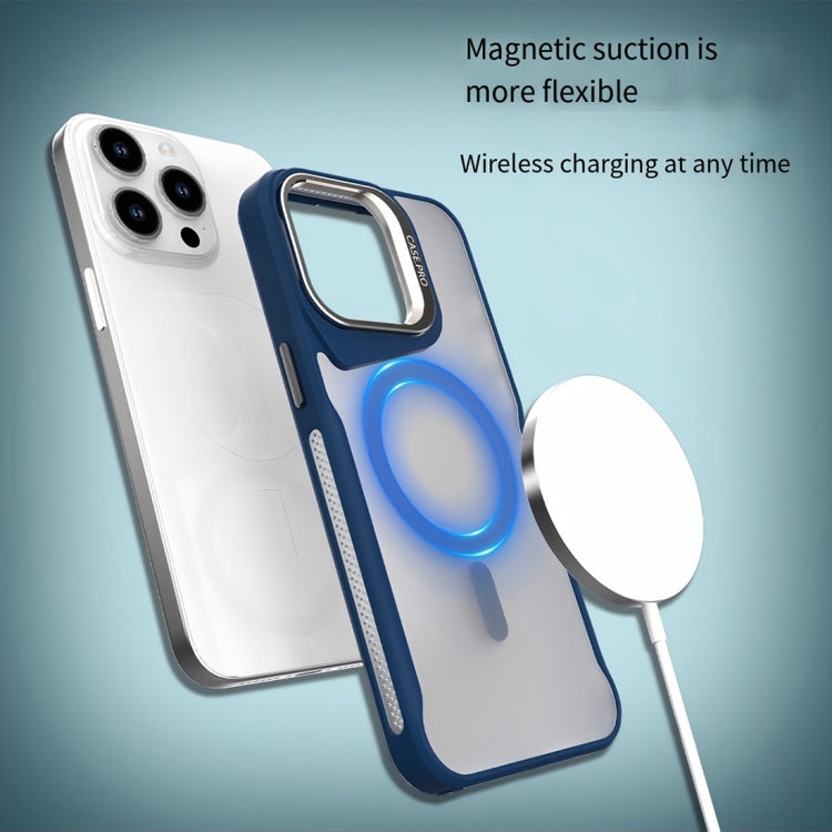Metal Bracket MagSafe Magnetic Phone Case, For iPhone 13 Pro, For iPhone 12 / 12 Pro, For iPhone 11