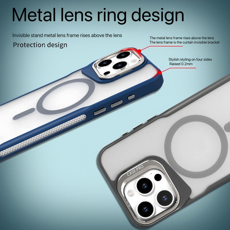 Metal Bracket MagSafe Magnetic Phone Case, For iPhone 13 Pro, For iPhone 12 / 12 Pro, For iPhone 11